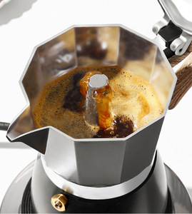 3 cốc 6 cốc Moka nồi Stovetop quán cà phê cổ điển percolator Máy pha cà phê Ý Máy pha cà phê Ý - Product Image 4