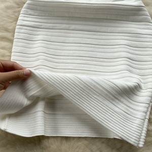 Gilet senza maniche gonna <span class=keywords><strong>in</strong></span> <span class=keywords><strong>maglia</strong></span> da donna estate sottile collo a V a vita plissettata <span class=keywords><strong>abito</strong></span> aderente - Product Image 5