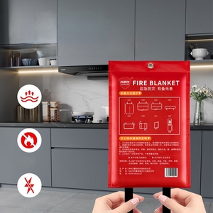 Manta Ignífuga de Emergencia para Laboratorio, 1m, Retardante de Fuego, para <span class=keywords><strong>Hogar</strong></span> y Cocina, Certificación CE - Product Image 5