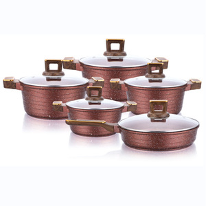 Ensemble de casseroles en granit nano Vmigo 10 pièces, en aluminium moulé sous pression, antiadhésif, pour la cuisine, VM-1088 - Product Image 3