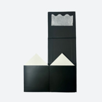 Boîte cadeau magnétique pliable de taille XXS avec couvercle, boîte en papier recyclable, emballage de luxe pour petits cadeaux et entreprises