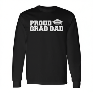 Camiseta de manga larga para papá graduado, camiseta de graduación para papá - Product Image 2