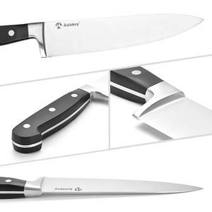 Nhà máy cung cấp mới chất lượng cao Nhà Bếp Bánh mì Slicer đầu bếp dao tùy chỉnh dao Set với hộp màu - Product Image 3