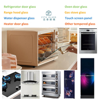 Conception personnalisée Impression numérique UV Panneau d'affichage en verre trempé pour meubles d'appareils ménagers