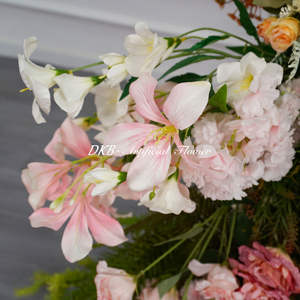 Vendita calda matrimonio fiori archi arche de toile de fond florale pour mariage finto arco floreale - Product Image 3