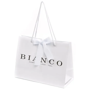 Sacs cadeaux en tissu rose personnalisés de haute qualité, vente en gros, différents types de poignées, matériau en carton - Product Image 6