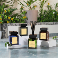 Diffuseur d'huiles essentielles sans flamme, écologique, romantique, à faire soi-même, bâtonnets de diffuseur, parfum longue durée, 1000 ml, 2000 ml, verre