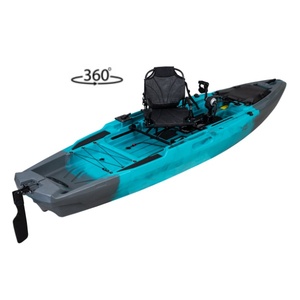 Kayak LSF Individual de Plástico HDPE No Inflable con Motor, 3.71m de Longitud, Certificado CE, para Pesca en Kayak - Product Image 1
