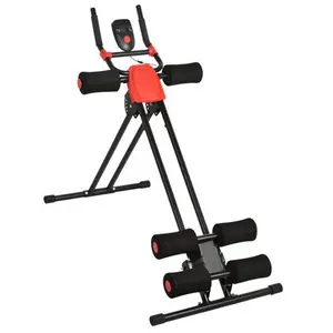 Máquina de treino abdominal exercício em casa, equipamento de fitness dobrável, vertical, modelador de cintura de 5 minutos