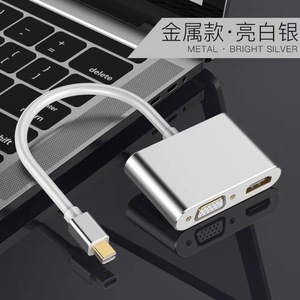 Mini <span class=keywords><strong>DisplayPort</strong></span> để <span class=keywords><strong>HDMI</strong></span> <span class=keywords><strong>VGA</strong></span> adapter 4k Thunderbolt chuyển đổi tương thích cho Macbook bề mặt cho loa máy ảnh ứng dụng - Product Image 2