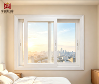 Fenêtre coulissante en PVC personnalisée, profil multi-chambres, coupe-vent, isolation thermique, économie d'énergie pour appartement et immeuble résidentiel