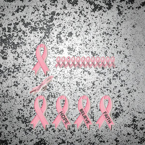 Charms d'<span class=keywords><strong>Octobre</strong></span> <span class=keywords><strong>Ruban</strong></span> <span class=keywords><strong>Rose</strong></span> Personnalisé pour Broche Épingle de Revers Détection Métal Chapeaux Croisés Broche pour Cancer du Sein Nouvel An Chinois - Product Image 2