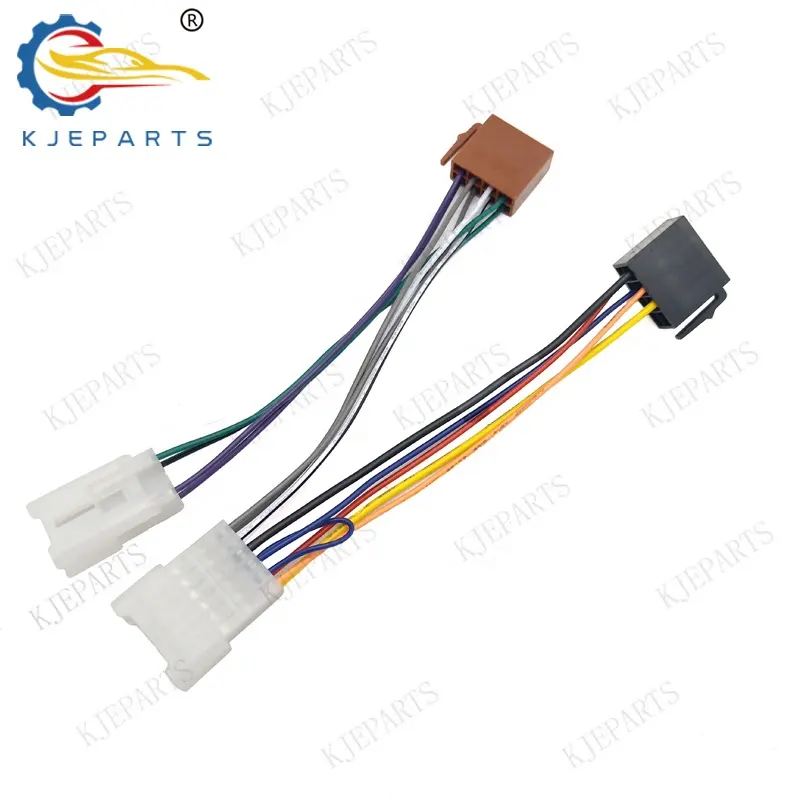 Auto Multimedia 10 Pin 6 Pin Stecker Audio ISO Kabelbaum für Toyota Car Player System