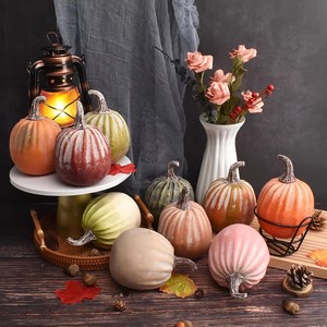 New KANGNING Brand Superior Quality Artificial Foam Pumpkin Decoration Rustic Old Style Fake Pumpkin Props Farmhouse Halloween - Product Image 5