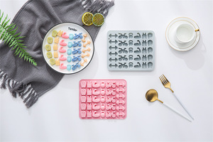 Moldes de Silicona Antiadherentes para Repostería, Aptos para Alimentos, Reutilizables, Lindos Moldes Magnéticos de Silicona para Chocolate, Dulces y Hielo - Product Image 6