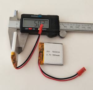 충전식 리튬 이온 리튬 폴리머 리포 503434 3.7V 550mAh 보호 리튬 폴리머 배터리 - Product Image 3