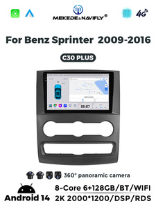 Navifly 8 cœurs 6 + 128 Go 2k 2000*1200 Car-play pour benz Sprinter 2009-2016 Support DSP RDS BT WIFI 360 Caméra - Product Image 5