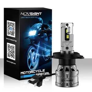 Novsight lâmpada LED para farol de motocicleta H4 H7 H10 H11 chip 30W para farol de carro e motocicleta