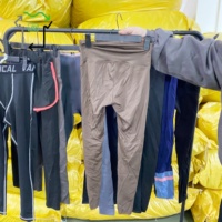 YIJIAYI Vente en gros de pantalons de yoga d'occasion, mode, haute qualité, été, sport, loisirs, confortables, longs, vêtements de seconde main en balles