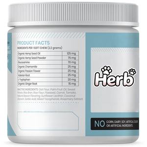 Complément alimentaire pour chiens à base de glucosamine et de chondroïtine - Absorption rapide, sans céréales, comprimés à mâcher pour soulager les douleurs aux hanches et aux articulations - Product Image 5