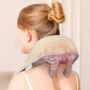Miglior venditore portatile Smart collo e spalle e posteriore massaggiatore cuscino con riscaldamento Shiatsu <span class=keywords><strong>per</strong></span> ufficio a casa di viaggio - Product Image 3