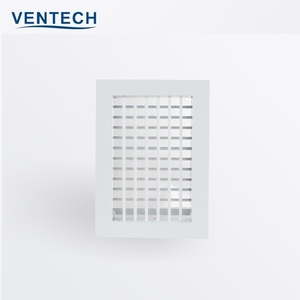 Hvac Offre Spéciale <span class=keywords><strong>Grille</strong></span> d'<span class=keywords><strong>air</strong></span> murale en aluminium climatisation <span class=keywords><strong>Grille</strong></span> à Double déviation avec amortisseur à lames opposé - Product Image 6
