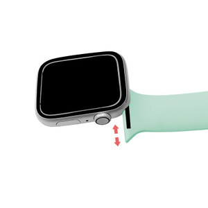 Bracelet en Silicone Broche Tie Dye Imprimé Couleur Bracelet de Montre en Caoutchouc pour Infirmière Médecin pour Iwatch Band 41mm 45mm 42mm 44mm - Product Image 2