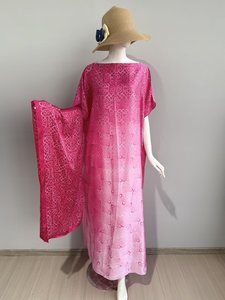 Vestidos Africanos para Mujer al por Mayor, Nuevos Modelos 2025, Ropa Tradicional Femenina, Vestido Casual de Verano, Color Rojo - Product Image 6