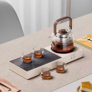 Deslon Electric Ceramic Stove <b>Tea</b> <b>Set</b> One <b>Pot</b> Four Cups High Borosilicate Glass Home Use - Product Image 1