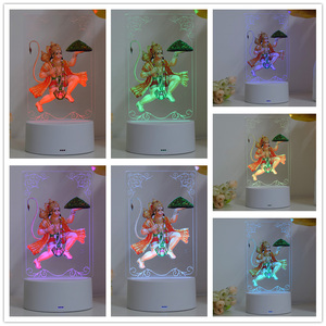 Новые продукты, 2025, декоративные светильники для дома, индуистских богов, Вишну, Шива и Брахма, лаксми, для индийской новой настольной лампы - Product Image 6