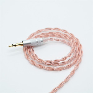 Cable de audio MMCX de cobre monocristalino con conector de 3,5 mm para auriculares SE846 SE535 SE215 SE425 - Product Image 2