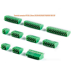 Thiết bị đầu cuối kết nối KF128-2.54mm 2P/3P/4P/5P/6P/7P/8P/9p/10P/12P vít loại PCB khối thiết bị đầu cuối 150V 6A - Product Image 2