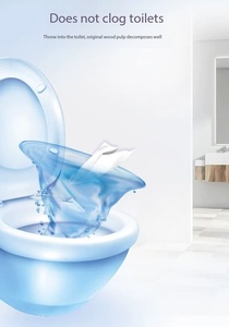 Rouleau de <span class=keywords><strong>papier</strong></span> <span class=keywords><strong>toilette</strong></span> jetable en pâte de bois vierge, écologique et lavable, doux, avec support pour logo et emballage personnalisés - Product Image 6