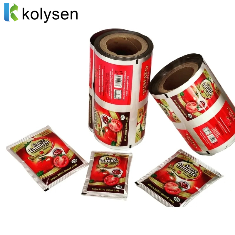 High Barrier Moisture-Proof Soft PE Plastic Film Snack Bag Glossy Laminated High Performance PET Food Packaging 500mm 300m LLDPE