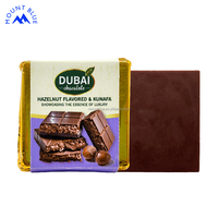 Chocolat de Dubaï en cubes solides, mille couches croustillantes, prix d'usine en gros, pâte de pistache, pâte de noisette, Kunafa sucré, chocolat