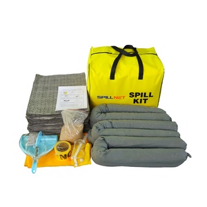 Kits universales de 80L para derrames de materiales corrosivos, fluidos comunes como derrames de refrigerante, etanol, pesticidas, solventes y agua. - Product Image 1