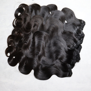 Cutícula cruda alineada Afro italiano Curl Loose Deep Natural Wave Paquetes de cabello humano vietnamita Envío directo Extensiones de proveedor - Product Image 2