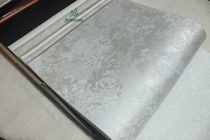 Rollos autoadhesivos de fábrica china para vinilo de Hotel, película decorativa de estilo de buena calidad, papel tapiz de tela texturizada listo para enviar - Product Image 3