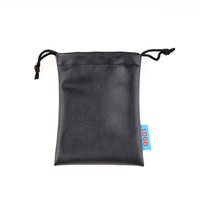 Pochette à cordon étanche écologique personnalisé différentes tailles sac en cuir PU pour promotions