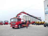 Nouveau stock fabricant DONGFENG D9 8T grue montée sur camion 12T grue à flèche pliante camion dépanneuse avec manipulateur de grue 8T