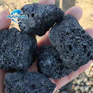कृषि प्रीमियम गुणवत्ता वाले गैर-धातु खनिज उत्पाद के लिए चीन फैक्टरी प्रत्यक्ष काला ज्वालामुखीय पत्थर लाल लावा रॉक प्यूमिस