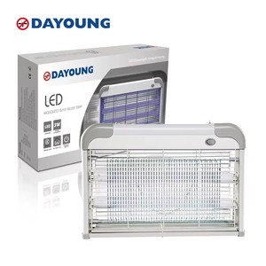 Nueva lámpara eléctrica UVA para matar plagas en interiores 2X10W 2X15W 2X20W Bug Zapper con luz púrpura lámpara <span class=keywords><strong>antimosquitos</strong></span> de estado sólido - Product Image 6