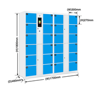 Système de casier intelligent Youbai Armoires de rangement intelligentes avec serrure électronique à code QR pour appartement et supermarché