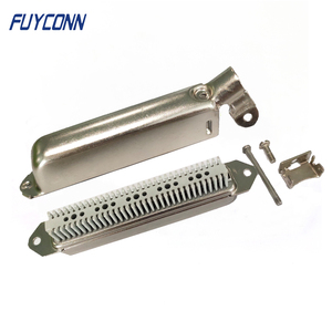 Amphenol 64pin 70640 centronic scis kết nối cho Huwei DSLAM, kim loại mui xe nam IDC loại 32 cặp 24AWG 26AWG cáp kết nối - Product Image 2