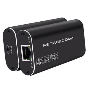 12W cung cấp điện 48V đến 5V 2.4A PoE Để USB-C adapter 10/100Mbps chuyển đổi Ethernet chuyển đổi mạng Loại sản phẩm - Product Image 2