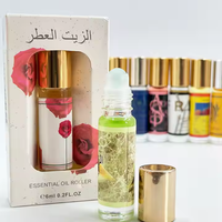 Parfum arabe portable sans alcool 6 ml, huile essentielle, roll-on, échantillon de parfum pour homme, jasmin, chocolat, vente en gros