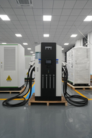 HAIDIRA Nouvelle station de recharge rapide pour véhicules électriques 160KW 200-750V DC, 4 pistolets, certifiée GB/T CE, OCPP1.6J HDRCDJ, câble de 5M