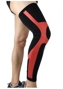 Spor tam boy diz sıkıştırma kolları basketbol dizlik kaymaz şerit ile buzağı ve Shin korumak - Product Image 6