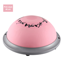 Ballon d'exercice gonflable demi-sphère antidérapant pour la musculation à domicile avec logo personnalisé