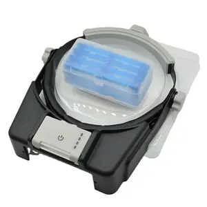 BIJIA New Head USB-Ladelupe 4 LED-Licht für ältere Menschen mit hoch auflösender Lupe